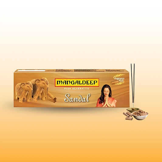 Mangaladeep Agarbatti (Sandal Incense Sticks) - Basaveshwarapoojabhandara.com