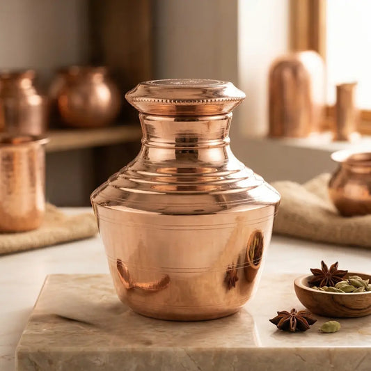 Copper Kalash  | Tamba Kalash | Pooja Water Pot