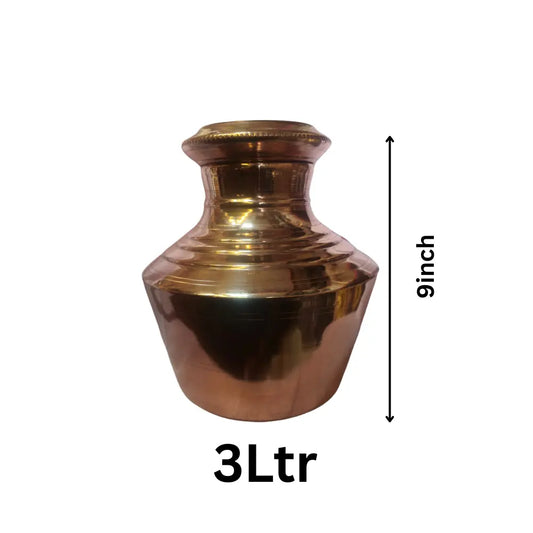 Copper Kalash  | Tamba Kalash | Pooja Water Pot