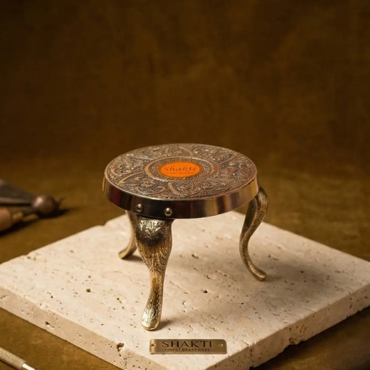 Brass Mukkali Peeth for Pooja & Wedding