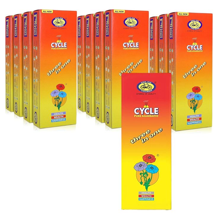 Cycle Three in One Incense Sticks/Agarabatti - Basaveshwarapoojabhandara.com