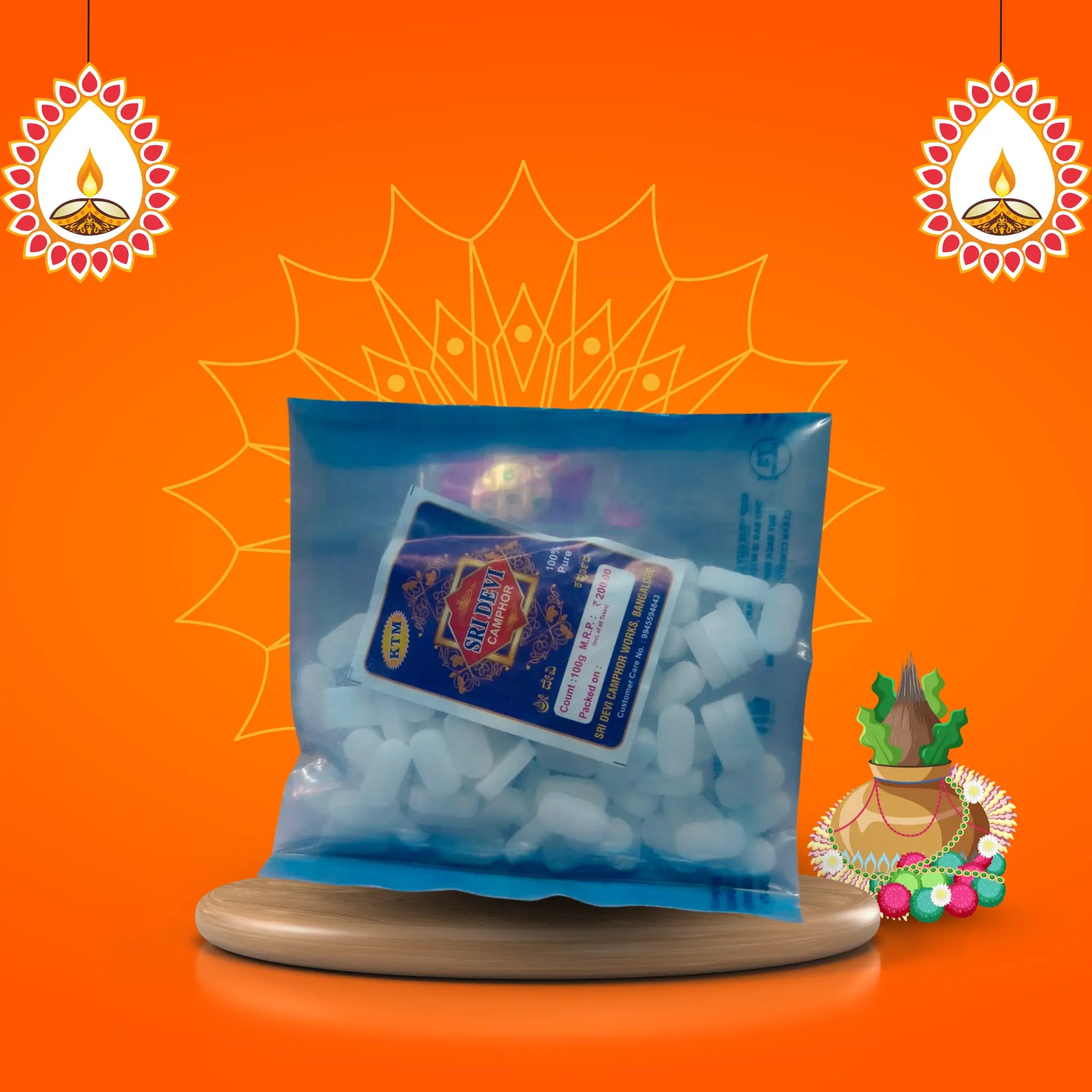 Pure Camphor(Kapoor) - Basaveshwarapoojabhandara.com