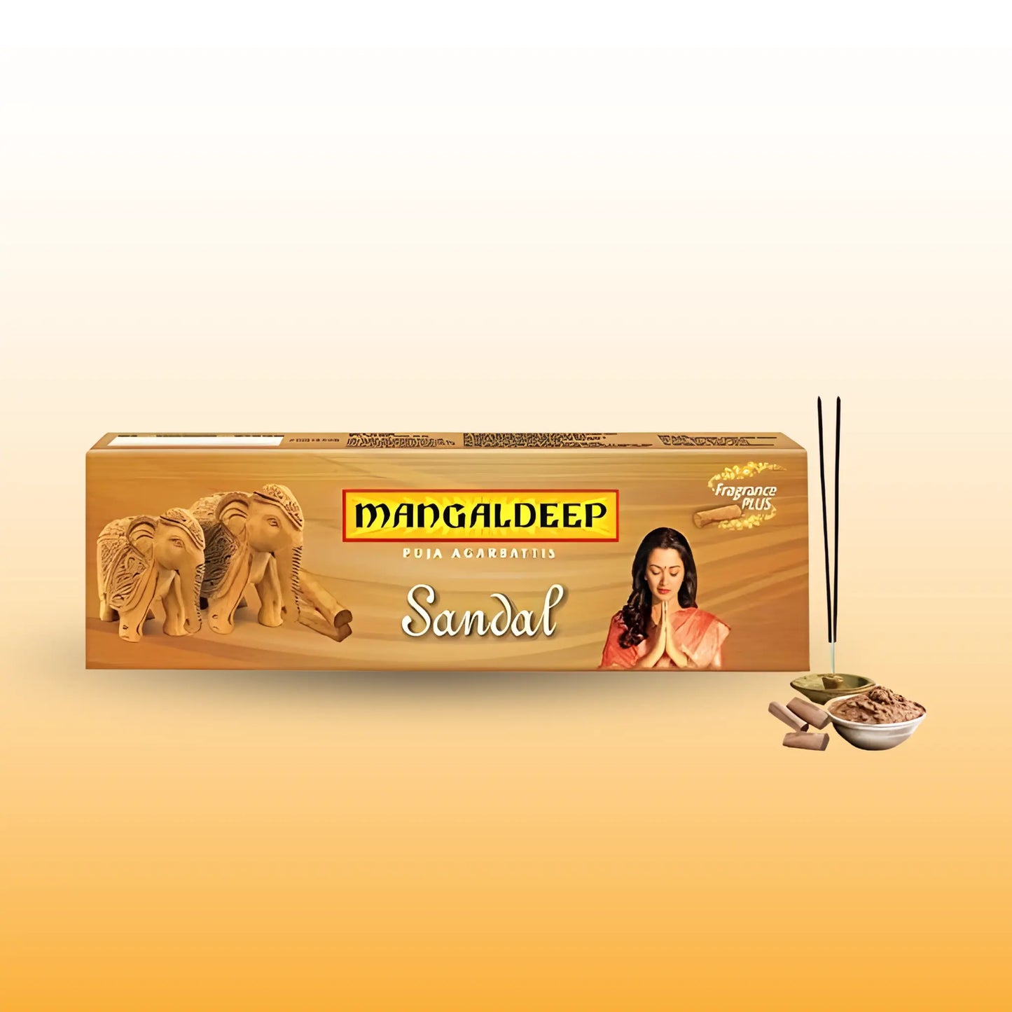 Mangaladeep Agarbatti (Sandal Incense Sticks) - Basaveshwarapoojabhandara.com