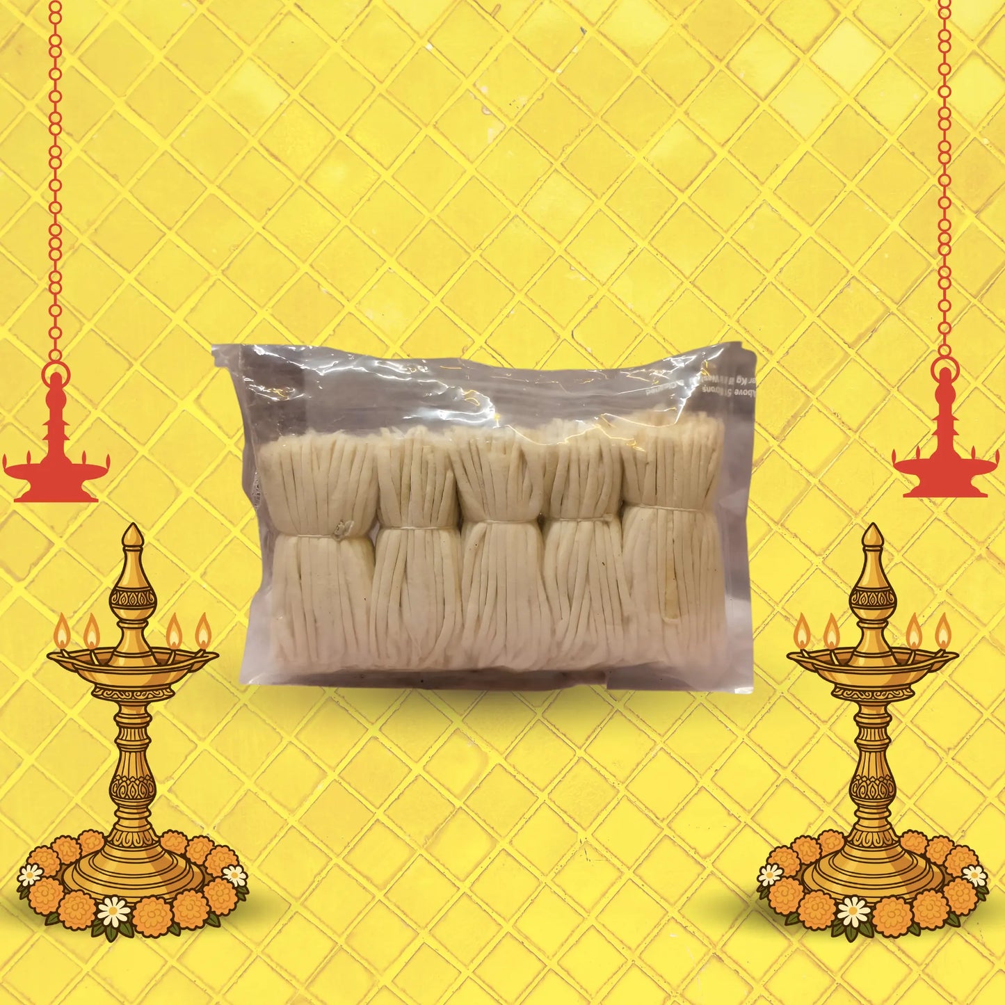 Udupi Batti Big(Pure Cotton Deepam Wicks) - Basaveshwarapoojabhandara.com