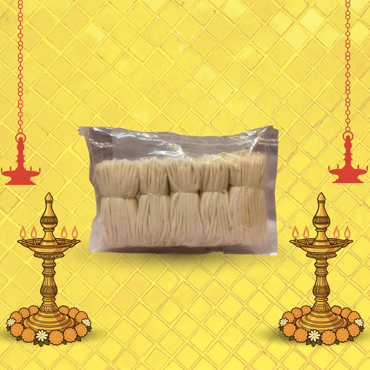 Udupi Batti Big(Pure Cotton Deepam Wicks) - Basaveshwarapoojabhandara.com