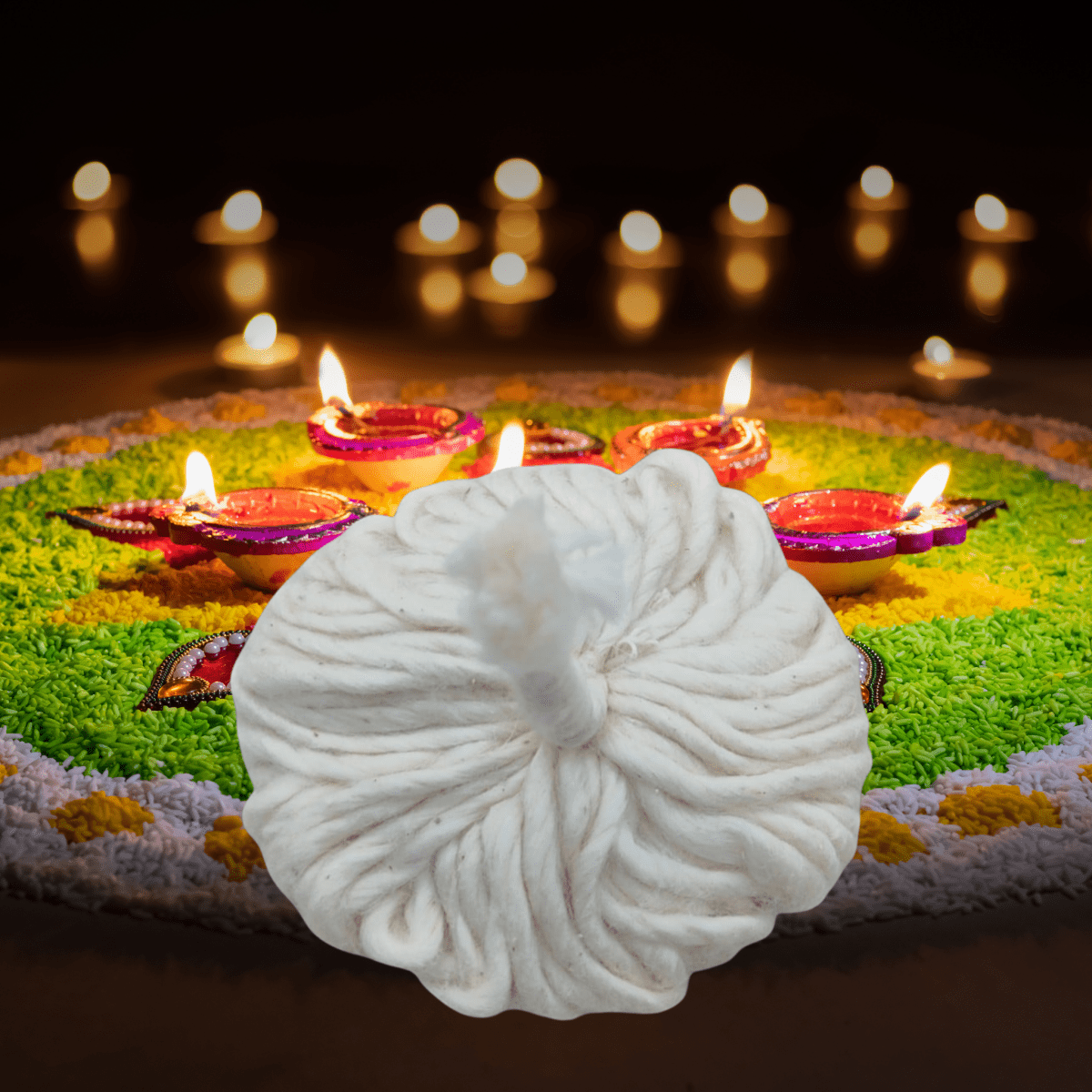 365 Batti ( Cotton Wicks Roll) - Basaveshwarapoojabhandara.com