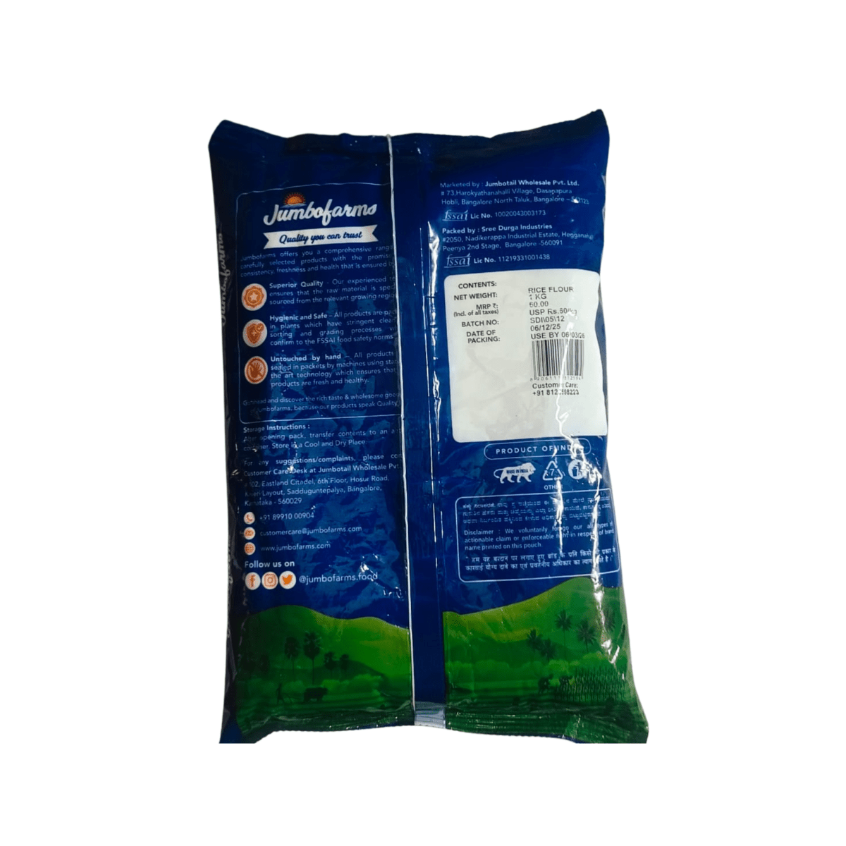 Rice Flour (Akki hittu) - Basaveshwarapoojabhandara.com