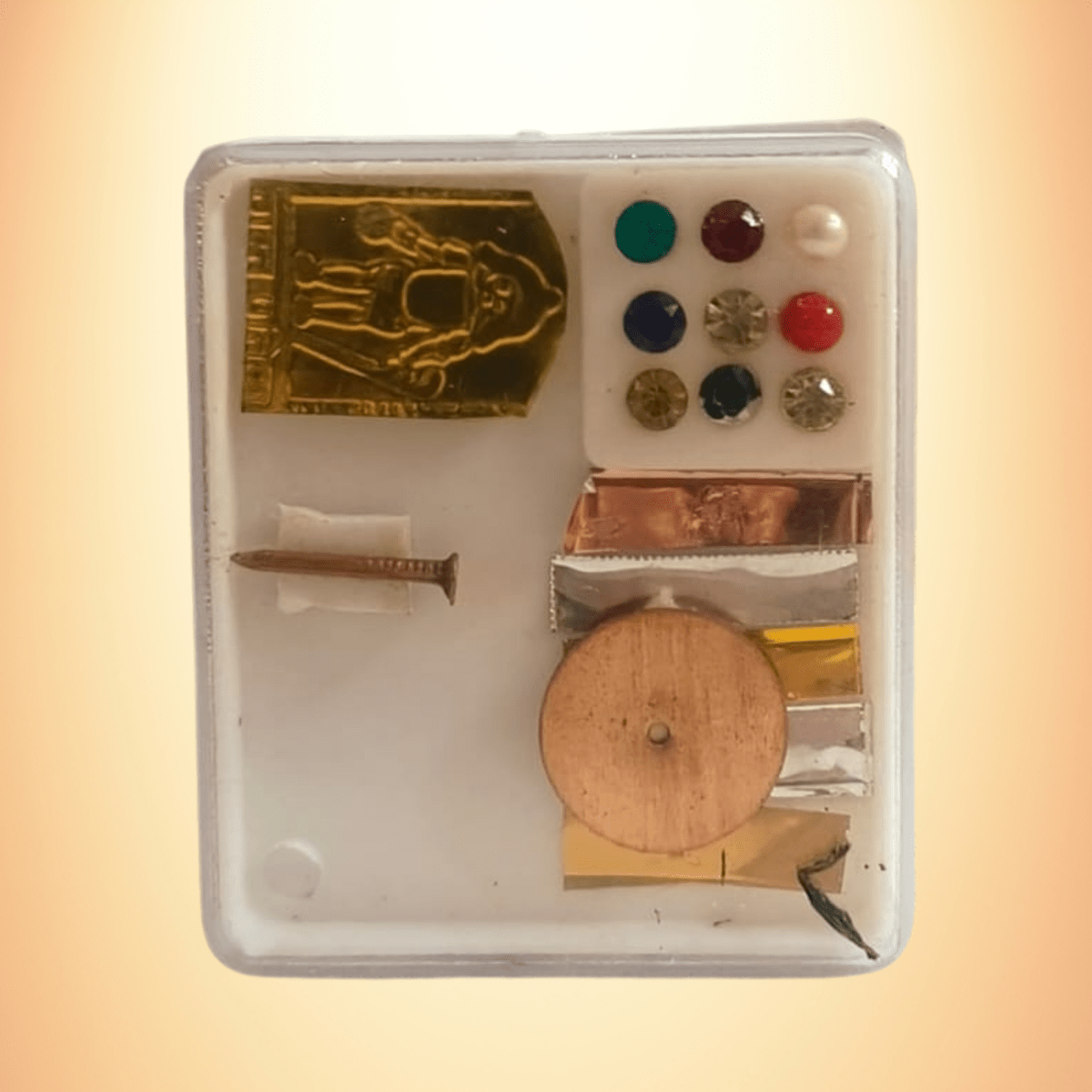 Panchaloha Navaratna Set for Homam & Pooja(1pcs) - Basaveshwarapoojabhandara.com