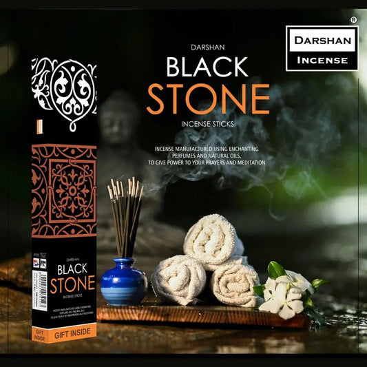 Black Stone Agarbatti (Incense Sticks) - Basaveshwarapoojabhandara.com